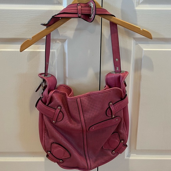 Y2K Pink/Purple Leather Large Purse - Picture 2 of 5